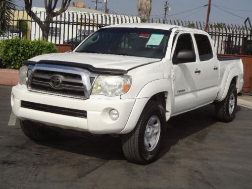 2009 toyota tacoma double cab 4wd damaged salvage runs! cooling good nice unit!