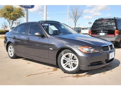 2008 bmw 328i, 1-owner, 100k mile bmw cpo/maint warranty, comfort acc, new tires
