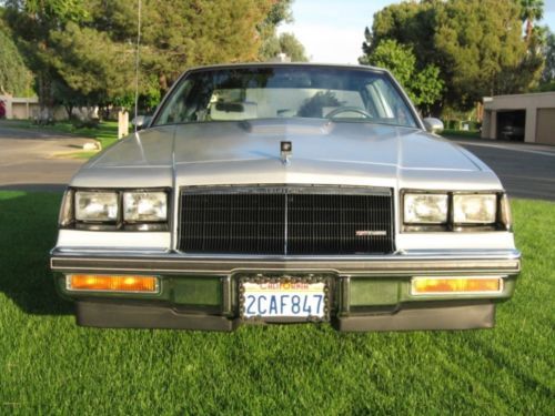 1986 1987 buick grand national regal turbo t type