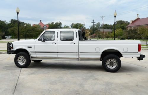 1995 ford f350 xlt 4x4 crew cab pickup truck - 88k miles 460 v8, 7.5l, exc cond!