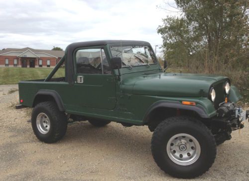 1983 jeep cj-8 scrambler - 4wd, hard top, hard doors, led lights, jeep cj8