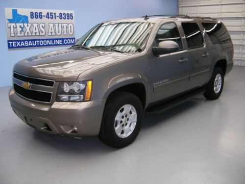 We finance!! 2013 chevrolet suburban lt flex fuel heated leather bose texas auto