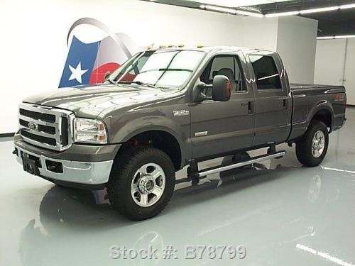 2005 ford f-250 lariat crew diesel fx4 4x4 sunroof 53k texas direct auto