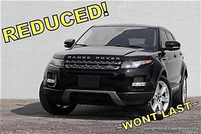 1-owner 20kmi 2013 range rover evoque pano nav black cam 11 12 sport loaded! wow