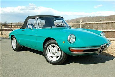 1969 alfa 1750 spider in verde pino