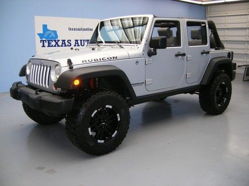 We finance!!!  2008 jeep wrangler unlimited rubicon 4x4 auto hard top lift kit!!