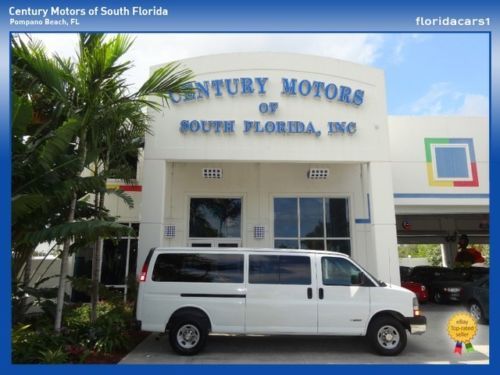 2005 chevy express 15 passenger van 6.0l v8 auto low mileage loaded