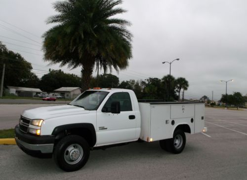 Chevy gm 4wd 4x4 dually reading service body utility bed duramax turbo diesel