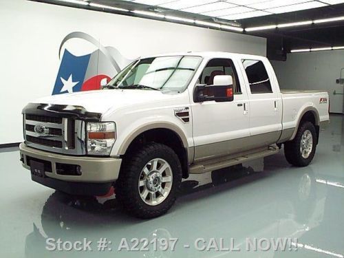 2010 ford f-250 king ranch crew 4x4 diesel nav sunroof  texas direct auto