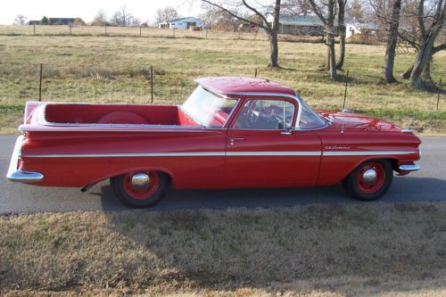 59 chevy el camino 348 4 speed, rust free, hot rod