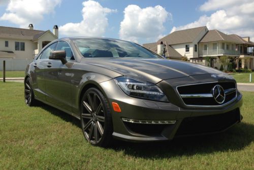 Mercedes benz cls63 amg bi-turbo performance &amp; carbon fiber package!