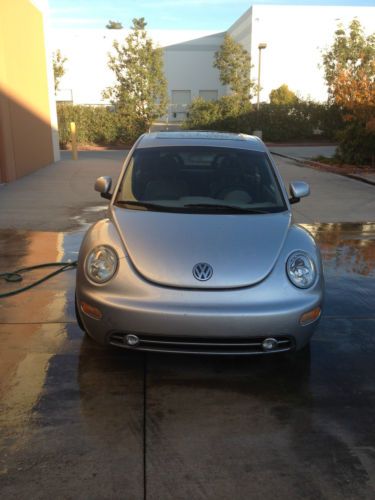 2000 volkswagen new beetle gls tdi diesel 45 mpg silver