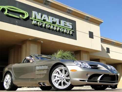 2009 mercedes-benz slr mclaren roadster 10k miles, 19&#034; turbine wheels