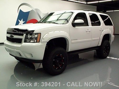 2007 chevy tahoe 4x4 lifted fender flares big wheels 6k texas direct auto