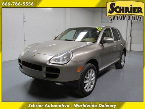 2004 porsche cayenne gold sunroof 19 in wheels navigation hitch receiver