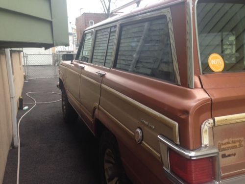 1981 jeep wagoneer limited sport utility 4-door 5.9l