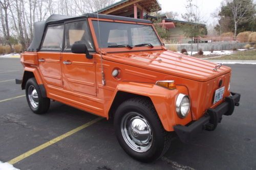 *** beautiful original 1974 vw thing - two owners ***