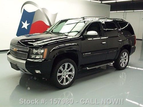 2008 chevy tahoe z71 4x4 7-pass leather dvd 22&#039;s 76k mi texas direct auto