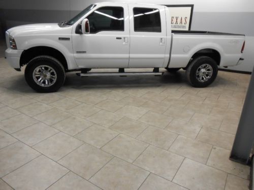 06 f250 lariat  fx-4 4x4 gps navi diesel leather xd chrome wheels we finance tx