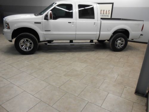 06 f250 lariat  fx-4 4x4 gps navi diesel leather xd chrome wheels we finance tx