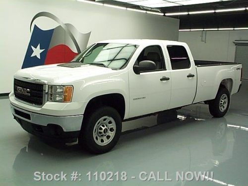 2011 gmc sierra 2500 hd 4x4 w/t crew diesel longbed 62k texas direct auto