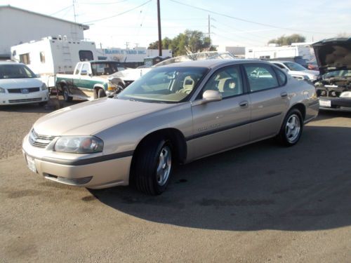 2001 chevy impala, no reserve