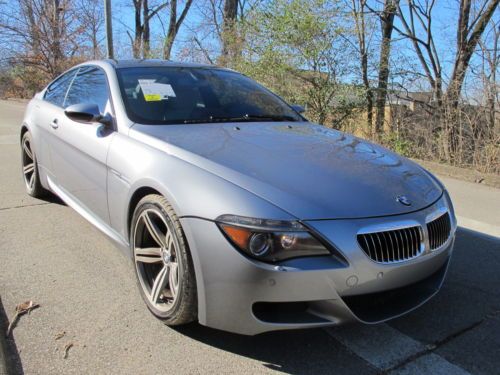 2007 bmw m6 clean loaded w maintenance records w video 70k mil rebuild salvage