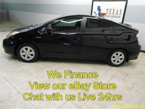 07 prius hybrid keyless go backup camera 60 mpg leather we finance 1 texas owner