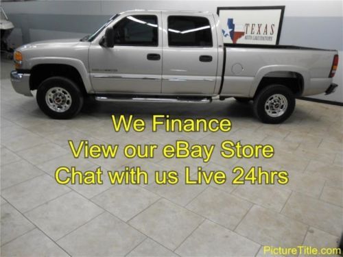 06 sierra sle 2500 2wd crew cab 6.0 vortec we finance texas