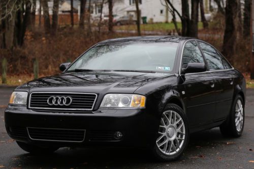 2002 audi a6 quattro sport convenience 2.7t low miles twin  biturbo awd carfax!!