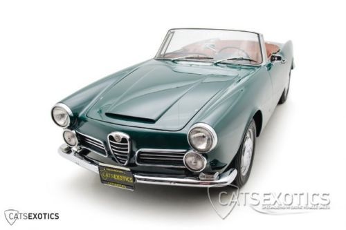 Alfa romeo spyder 2600 restored new leather fresh paint brg