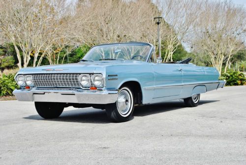 One of the best you will find 1963 chevrolet impala convertible must see drive.