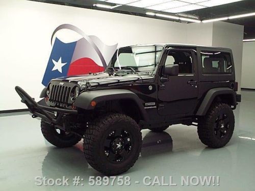 2011 jeep wrangler 2dr sport 4x4 hard top 6-speed 49k!! texas direct auto