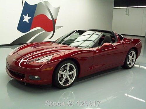 2008 chevy corvette targa top automatic leather 23k mi texas direct auto