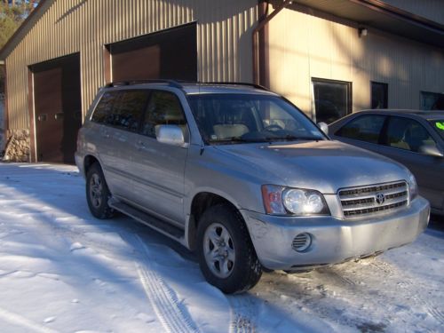 2002 toyota highlander base sport utility 4-door 3.0l clean title needs nothing