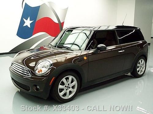 2009 mini cooper clubman sport auto pano sunroof 66k mi texas direct auto