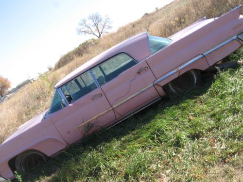 1958 lincoln premiere 4 door 430 ci 375 hp v-8 coral pink solid and complete