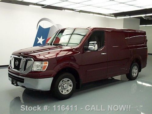 2012 nissan nv1500 s cargo van partition rear cam 36k texas direct auto