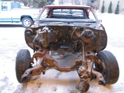 1972 Chevrolet Chevelle Mailbu new quarters trunk AC LS bucket seat project car, image 4