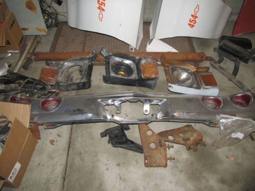 1972 Chevrolet Chevelle Mailbu new quarters trunk AC LS bucket seat project car, image 22