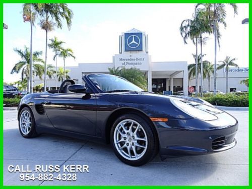 2004 boxster 2.7l h6 24v manual rear wheel drive convertible premium