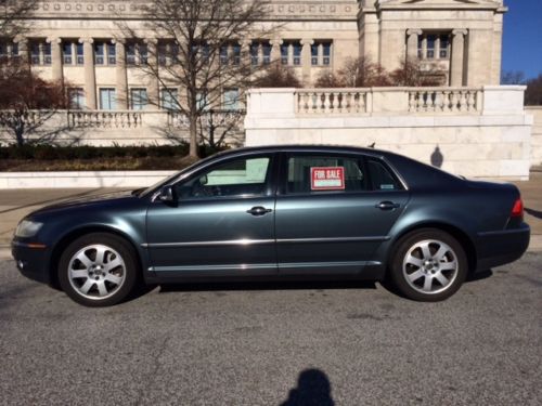 Vw phaeton luxury sedan 2004 89k miles v8 loaded gray 1 owner dealer serviced