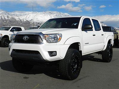 Tacoma double sr5 trd sport 4x4 custom lift wheels tires auto shortbed tow