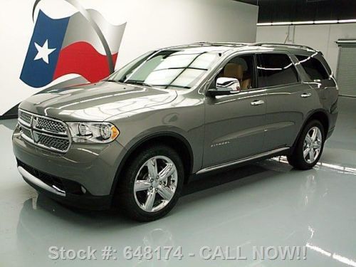 2011 dodge durango citadel hemi sunroof leather nav 10k texas direct auto