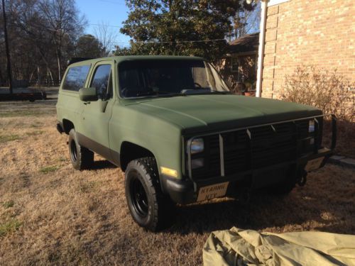 1985 military  cucv  k5 blazer