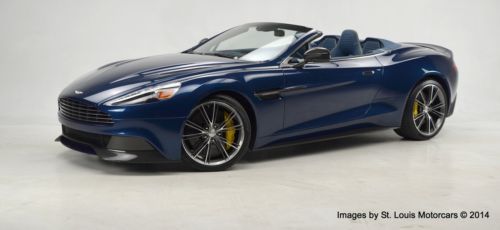 2014 aston martin vanquish volante ocellus teal &amp;teal beautiful factory demo!