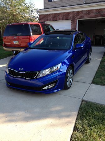 2012 kia optima sx sedan - blue