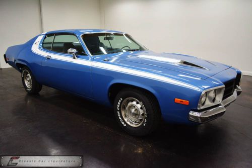 1973 plymouth roadrunner 4 speed great buy!!