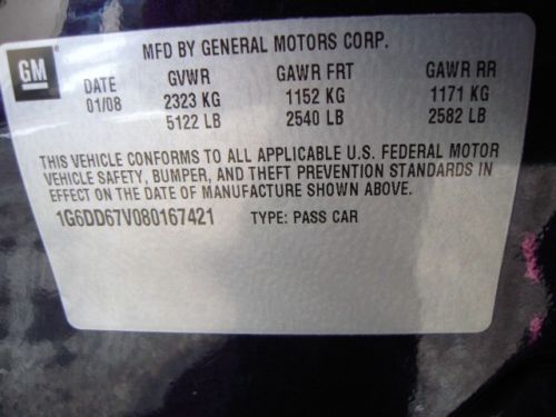 2008 Cadillac STS-4 Auto 3.6L AWD 4 Door Leather TC Moonroof 6 CD DVD Navi Blue, US $10,995.00, image 10