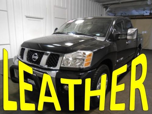 Leather clean black ethanol ffv air auto gas truck 5.6l cd radio mp3 memory seat